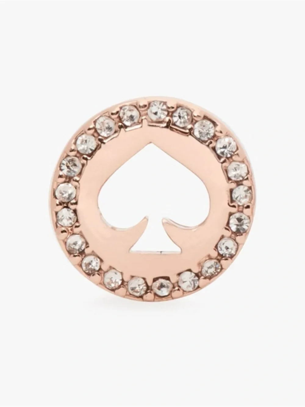 Spot the Spade Pave Halo Spade Studs - Picture 4 of 4
